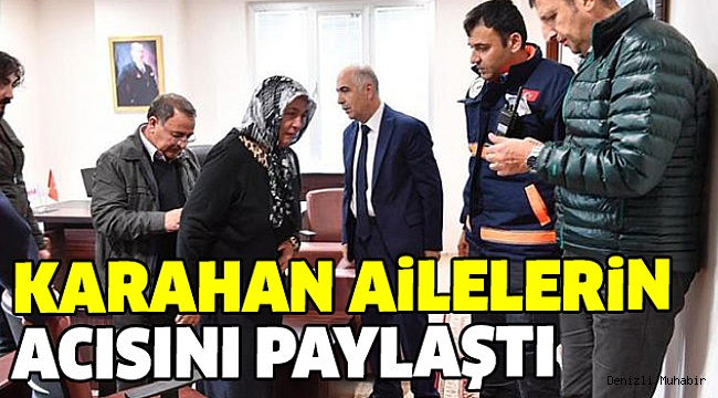 VALİ KARAHAN KRİZ MASASINI DA ZİYARET ETTİ