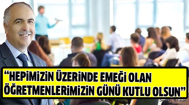 VALİ KARAHAN, ÖĞRETMENLER GÜNÜ'NÜ KUTLADI
