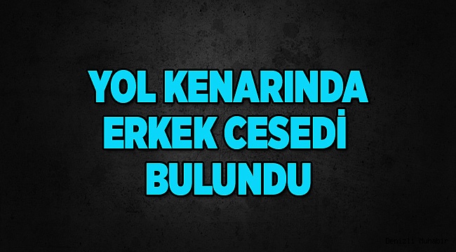 Yol kenarında erkek cesedi bulundu