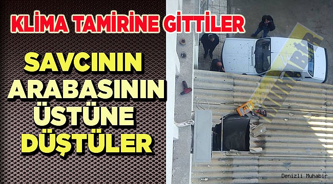 2 İŞÇİ SAVCININ ARACININ ÜZERİNE DÜŞTÜ