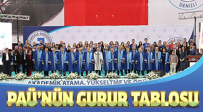 211 ÖĞRETİM ÜYESİ AKADEMİK CÜBBESİNİ GİYDİ
