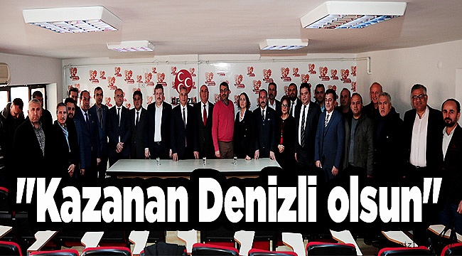 AK Parti Denizli İl Başkanı Filiz ve Başkan Zolan'dan MHP'ye ziyaret