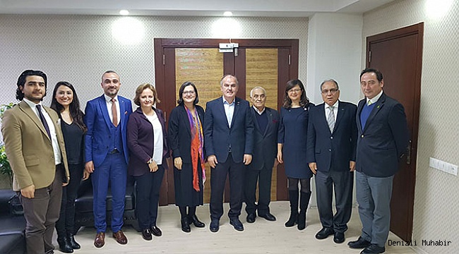BAŞKAN GÜRLESİN TEMA TEMSİLCİLERİNİ AĞIRLADI