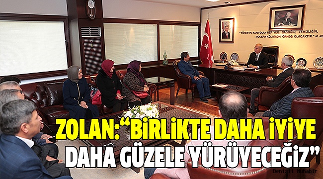 BAŞKAN ZOLAN AFYONLULAR DERNEĞİ’Nİ AĞIRLADI