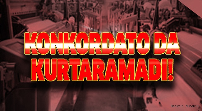 BİR TEKSTİL FİRMASI DAHA İFLAS KARARI VERDİ