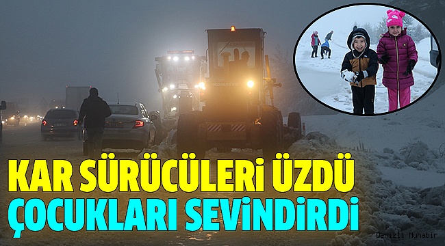 CANKURTARAN’DA KAR NEDENİYLE ULAŞIM AKSADI