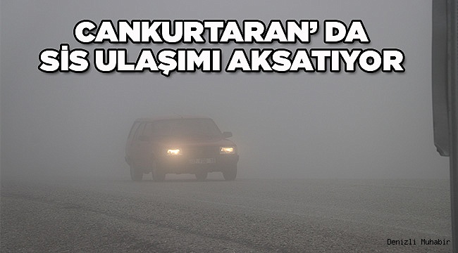 Denizli'de yoğun sis ulaşımı aksattı