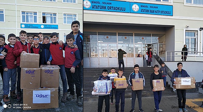 DENiZLi UĞUR OKULLARI‘NDAN BiNGÖL’E KiTAP DESTEĞi