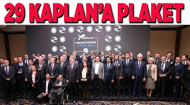 DESİAD’DAN 29 KAPLAN’A PLAKET