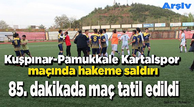 FUTBOLCULAR HAKEME SALDIRDI