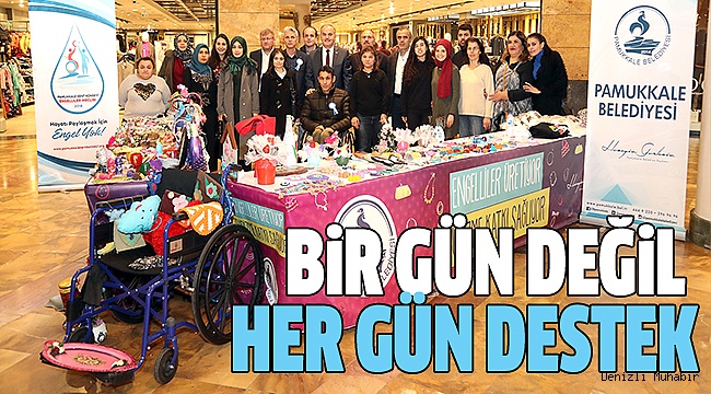 GÜRLESİN ENGELLİLER SERGİ STANDINI ZİYARET ETTİ