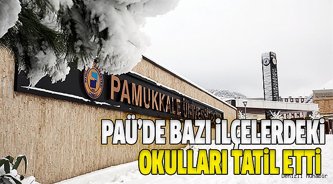 İŞTE TATİL OLAN O ÜNİVERSİTELER