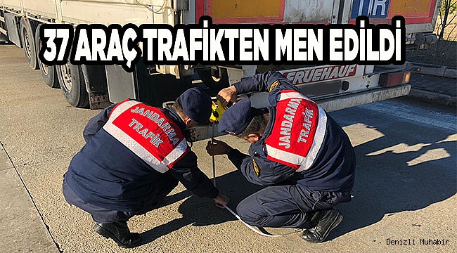 JANDARMA'DAN KAMYONLARA EŞ ZAMANLI DENETİM