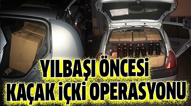 KAÇAK İÇKİ SATICILARINA AĞIR DARBE