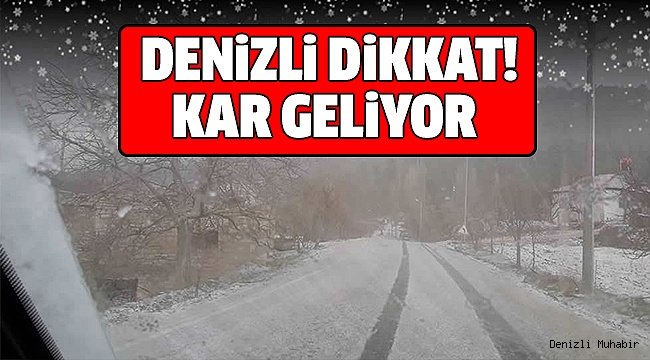 KAR GELİYOR SICAKLIKLAR DÜŞÜYOR