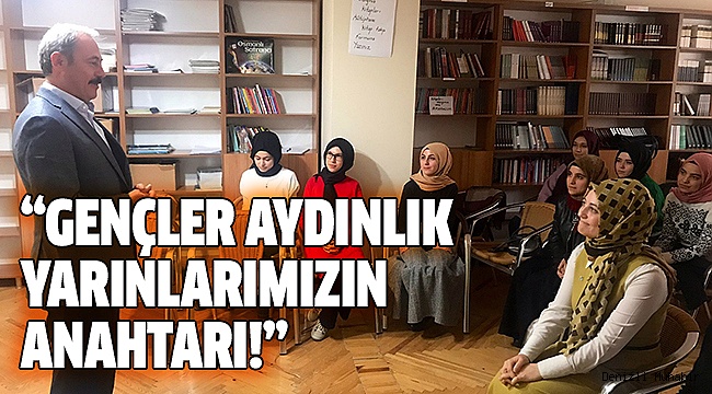 MİLLETVEKİLİ TİN, TÜGVA’DA GENÇLERLE BULUŞTU