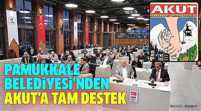 PAMUKKALE’DEN AKUT’A BİNA DESTEĞİ