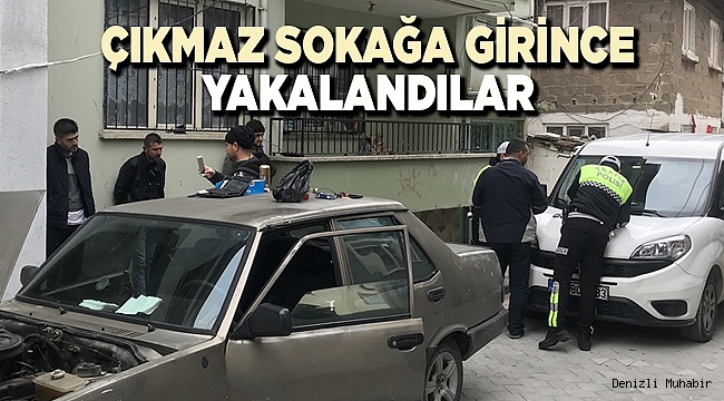 Polisten kaçan şüpheliler çıkmaz sokağa girince yakalandı 