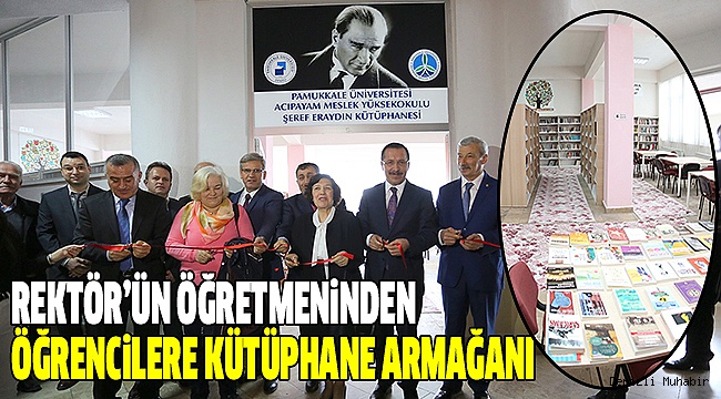 REKTÖR BAĞ ELİNİ ÖPEREK TEŞEKKÜR ETTİ