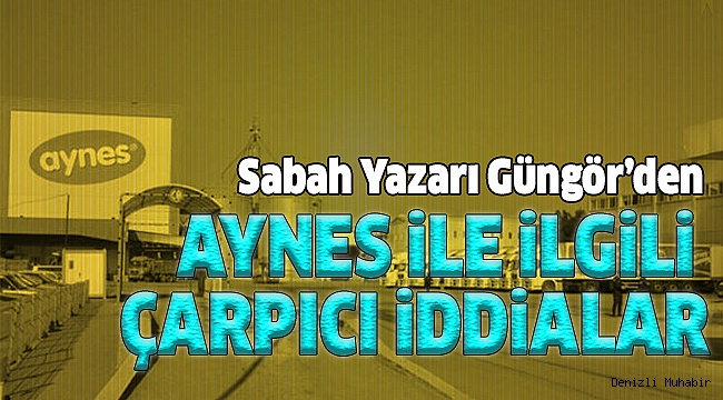 SABAH YAZARI AYNES'İ KALEME ALDI
