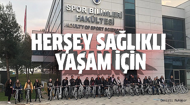 SAĞLIKLI YAŞAM İÇİN PEDAL ÇEVİRDİLER