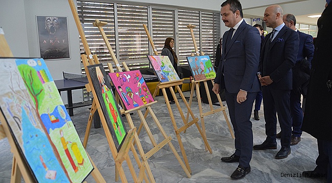 SARAYKÖYLÜ ÖĞRENCİLER RESİMLERİYLE FARKINDALIK YARATTI