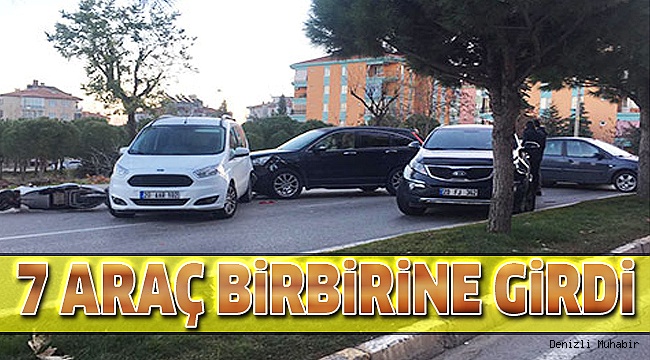 SERVERGAZİ’DE ZİNCİRLEME KAZA