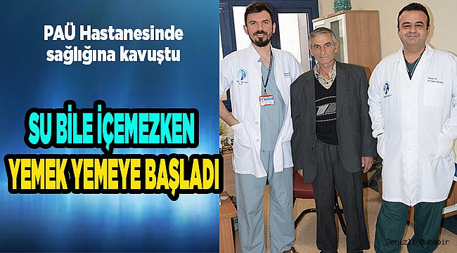 SU BİLE İÇEMEZKEN YEMEK YEMEYE BAŞLADI