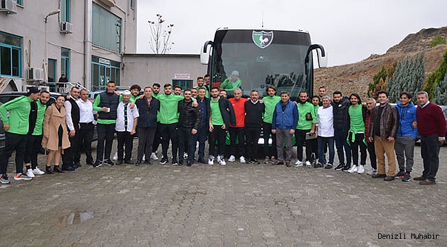 Takımımız Karabükspor maçı için yola çıktı.