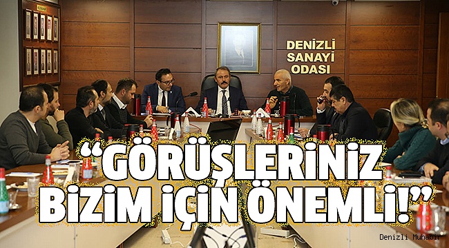 TİN, MADEN SEKTÖRÜNÜN TEMSİLCİLERİNİ DİNLEDİ