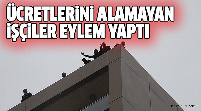 VİNCE VE APARTMANIN ÇATISINA ÇIKTILAR