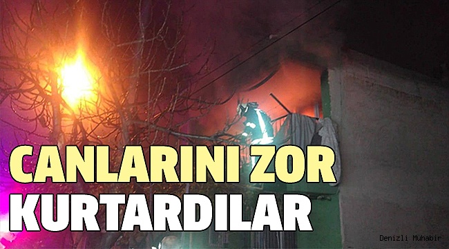 YANGINDA 3 KİŞİ DUMANDAN ETKİLENDİ