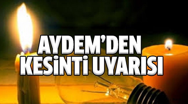 3 İLÇEDE ELEKTRİKLER KESİLECEK