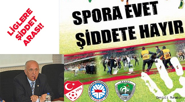AMATÖRLERDEN ŞİDDETE TEPKİ
