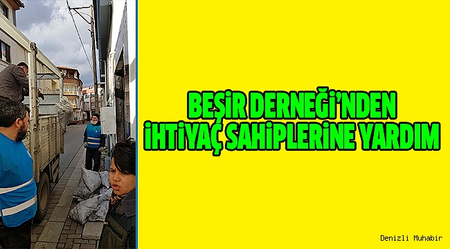 BEŞiR DERNEĞİ KIŞLIK YAKACAK DAĞITTI