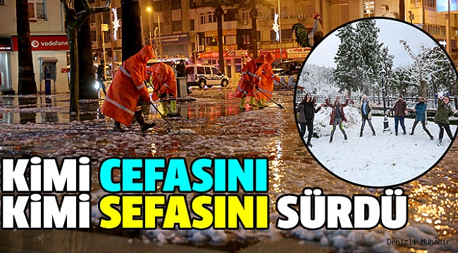 BÜYÜKŞEHİR'DEN KAR MESAİSİ