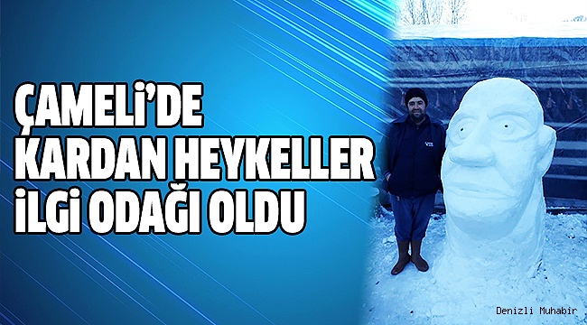 ÇAMELİLİ HEYKELTRAŞ KARDAN SHREK YAPTI