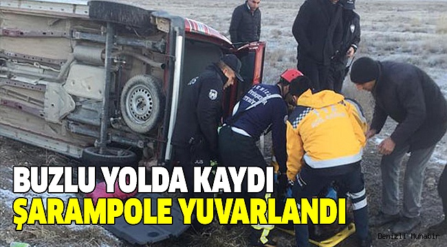 ÇARDAK’TA KORKUTAN KAZA