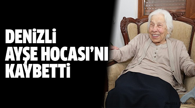 CUMHURİYET’İN İLK ÖĞRETMENLERİNDENDİ