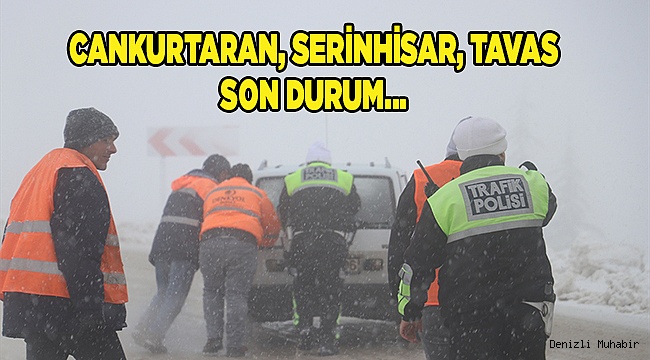 Denizli-Antalya kara yolunda ulaşım kontrollü sağlanıyor