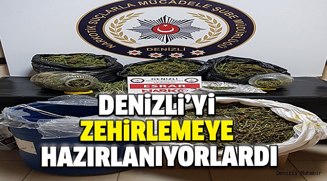 DENİZLİ'DE UYUŞTURUCU OPERASYONU