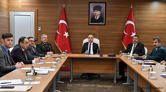 DENİZLİ’NİN GÜVENLİK VE ASAYİŞİNİ MASAYA YATIRDILAR