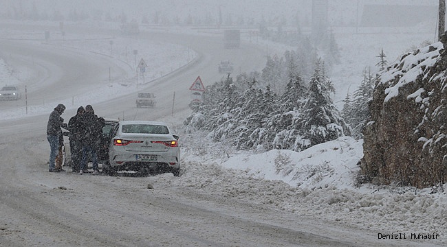 DENİZLİ-UŞAK YOLU ULAŞIMA AÇILDI