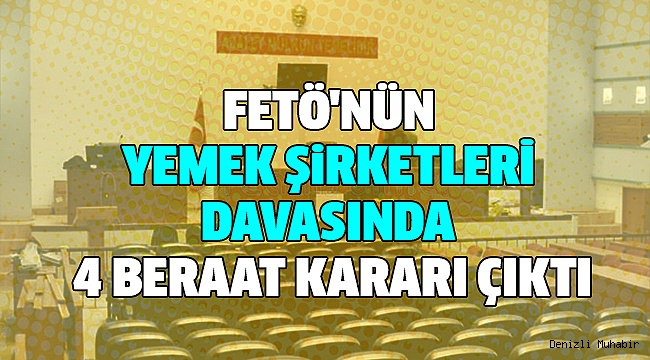 FETÖ YEMEK ŞİRKETLERİ DAVASINA DEVAM EDİLDİ