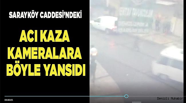GENÇ KIZIN KAZA ANI KAMERALARA YANSIDI