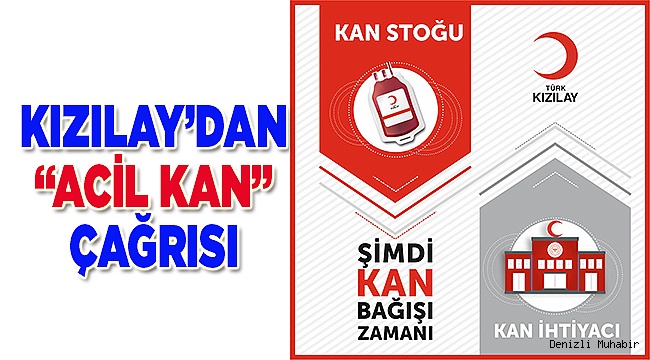 Kızılay’dan “acil” kan bağış çağrısı