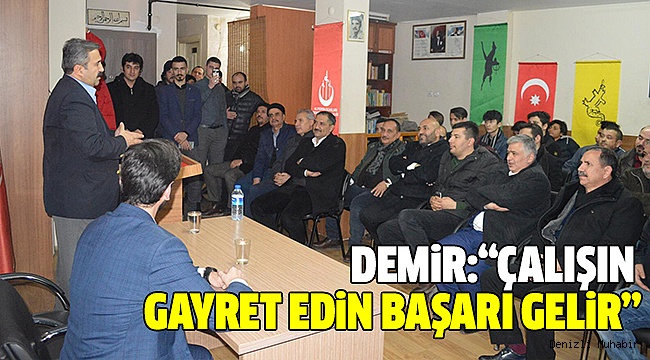 MÜDÜR DEMİR BAŞARININ TEMELLERİNİ ANLATTI