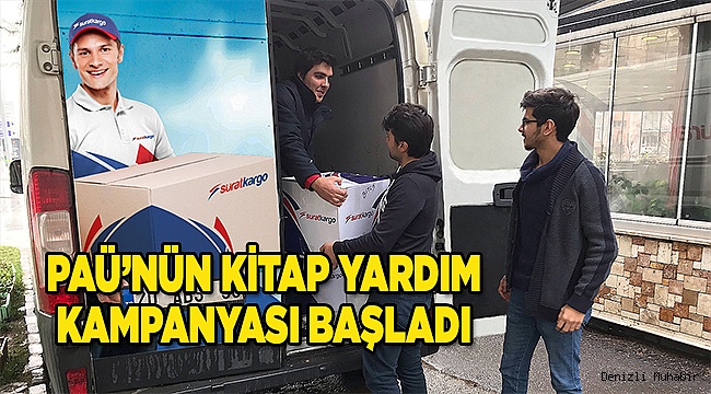PAÜ’NÜN KİTAP YARDIM KAMPANYASI BAŞLADI
