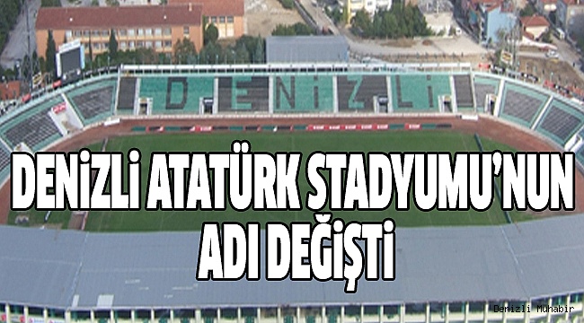 STADYUM İSİM HAKKI BAHÇEŞEHİR KOLEJİ'NİN OLDU