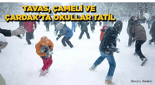 4 İLÇEDE OKULLAR TATİL